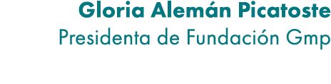 Gloria Alem n Picatoste Presidenta de Fundaci n Gmp