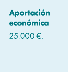 Aportaci n econ mica 25.000 €. 