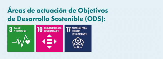  reas de actuaci n de Objetivos de Desarrollo Sostenible (ODS): ￼ ￼ ￼ 