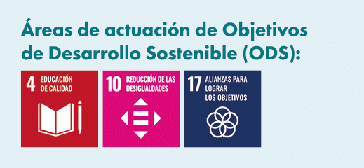 reas de actuaci n de Objetivos de Desarrollo Sostenible (ODS): ￼ ￼ ￼