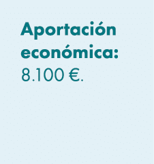 Aportaci n econ mica: 8.100 €. 