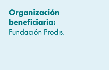 Organizaci n beneficiaria: Fundaci n Prodis. 