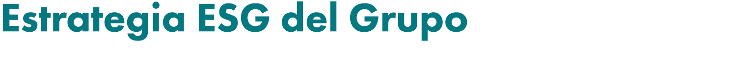 Estrategia ESG del Grupo 