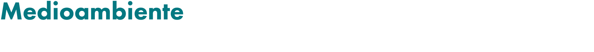 Medioambiente 