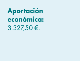 Aportaci n econ mica: 3.327,50 €. 