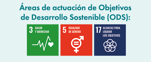  reas de actuaci n de Objetivos de Desarrollo Sostenible (ODS): ￼ ￼ ￼