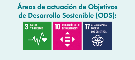  reas de actuaci n de Objetivos de Desarrollo Sostenible (ODS): ￼ ￼ ￼