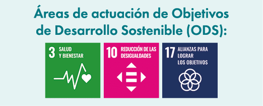  reas de actuaci n de Objetivos de Desarrollo Sostenible (ODS): ￼ ￼ ￼