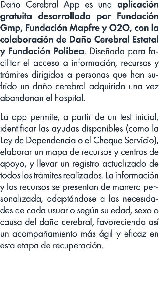 Da o Cerebral App es una aplicaci n gratuita desarrollado por Fundaci n Gmp, Fundaci n Mapfre y O2O, con la colaborac...