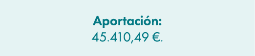 Aportaci n: 45.410,49 €.