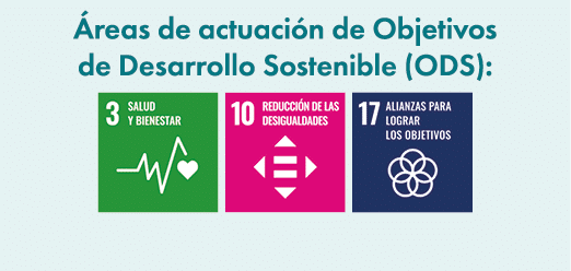  reas de actuaci n de Objetivos de Desarrollo Sostenible (ODS): ￼ ￼ ￼