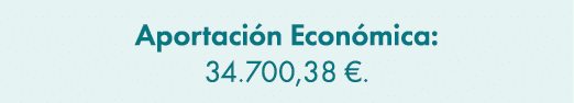 Aportaci n Econ mica: 34.700,38 €. 