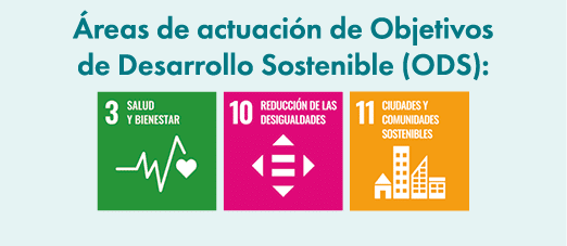 reas de actuaci n de Objetivos de Desarrollo Sostenible (ODS): ￼ ￼ ￼