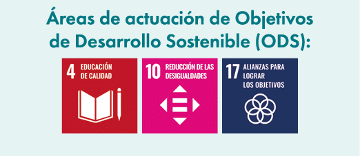  reas de actuaci n de Objetivos de Desarrollo Sostenible (ODS): ￼ ￼ ￼