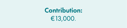Contribution: €13,000.