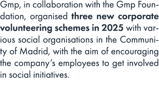 Gmp, in collaboration with the Gmp Foundation, organised three new corporate volunteering schemes in 2025 with variou...