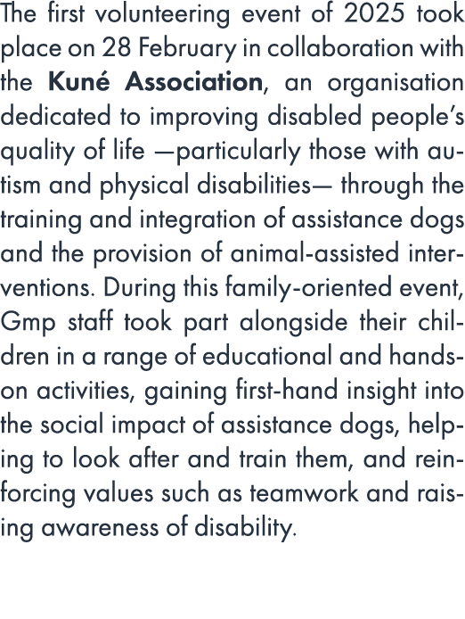 The first volunteering event of 2025 took place on 28 February in collaboration with the Kun Association, an organis...