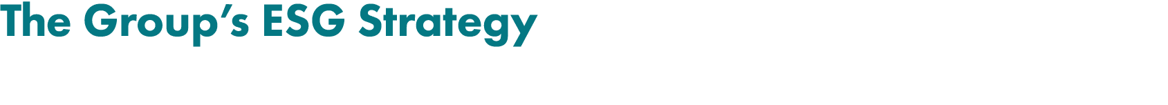 The Group’s ESG Strategy