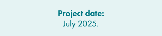 Project date: July 2025.