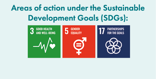 Areas of action under the Sustainable Development Goals (SDGs): ￼ ￼ ￼