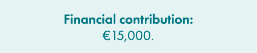 Financial contribution: €15,000. 