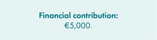 Financial contribution: €5,000. 