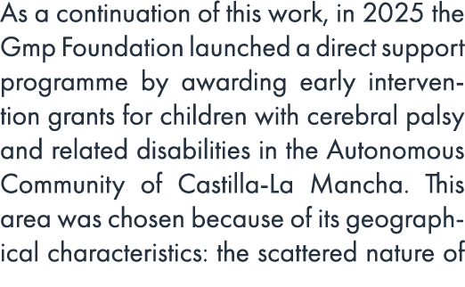 As a continuation of this work, in 2025 the Gmp Foundation launched a direct support programme by awarding early inte...