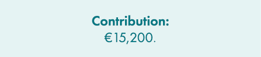 Contribution: €15,200.