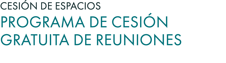 Cesi n de Espacios Programa de cesi n gratuita de reuniones 
