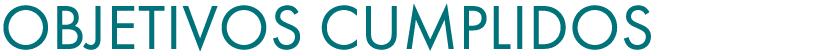 Objetivos cumplidos