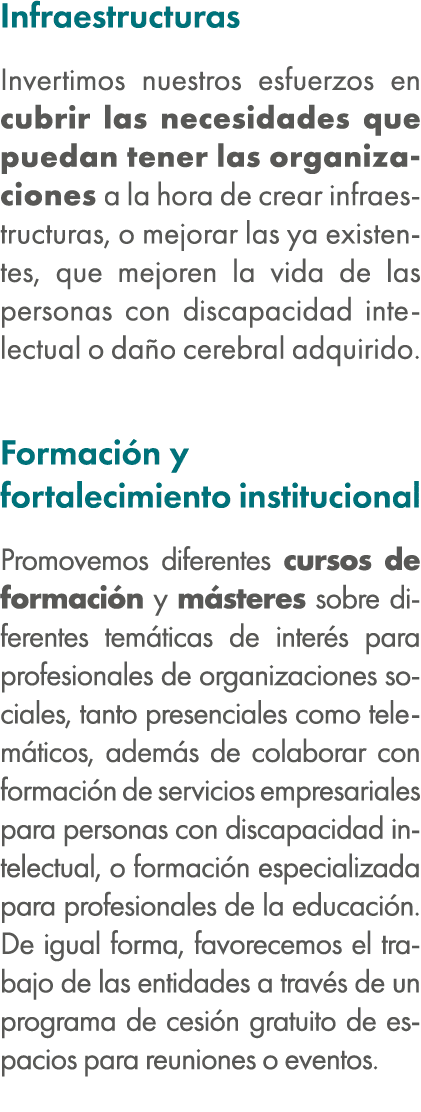 Infraestructuras Invertimos nuestros esfuerzos en cubrir las necesidades que puedan tener las organizaciones a la hor...