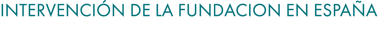 Intervenci n de la fundacion en Espa a