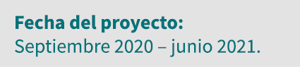 Fecha del proyecto: Septiembre 2020   junio 2021  