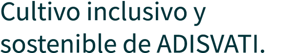 Cultivo inclusivo y sostenible de ADISVATI.