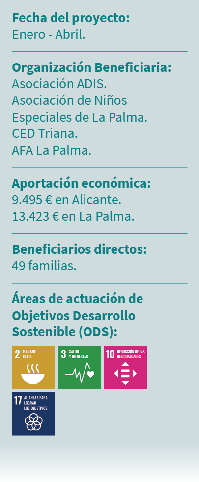 Fecha del proyecto: Enero Abril. Organizaci n Beneficiaria: Asociaci n ADIS. Asociaci n de Ni os Especiales de La Pal...