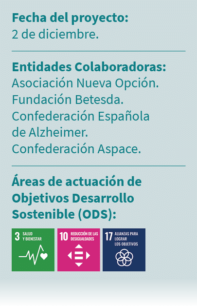 Fecha del proyecto: 2 de diciembre. Entidades Colaboradoras: Asociaci n Nueva Opci n. Fundaci n Betesda. Confederaci ...