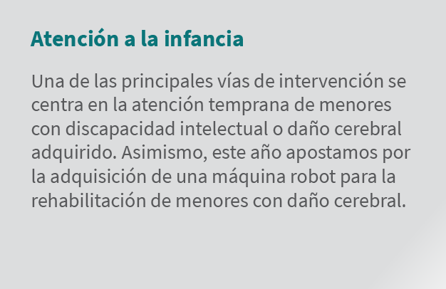 Atenci n a la infancia Una de las principales v as de intervenci n se centra en la atenci n temprana de menores con d...