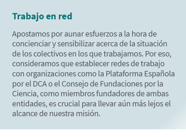 Trabajo en red Apostamos por aunar esfuerzos a la hora de concienciar y sensibilizar acerca de la situaci n de los co...