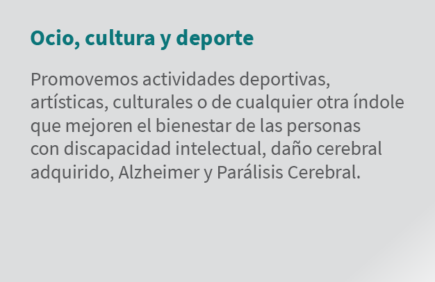 Ocio, cultura y deporte Promovemos actividades deportivas, art sticas, culturales o de cualquier otra ndole que mejo...