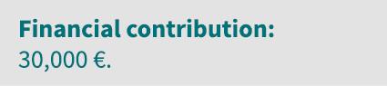 Financial contribution: 30,000    