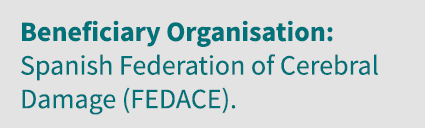 Beneficiary Organisation: Spanish Federation of Cerebral Damage (FEDACE) 