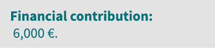 Financial contribution: 6,000    