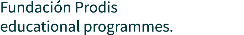 Fundaci n Prodis educational programmes.