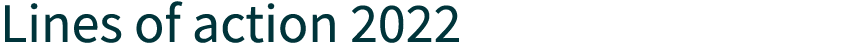 Lines of action 2022