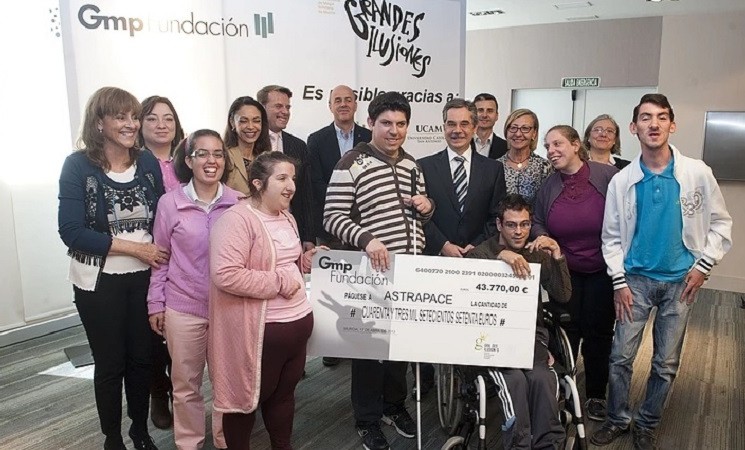 Fundación Gmp entrega 43.770 € a ASTRAPACE