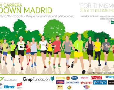 Fundación Gmp vuelve a patrocinar, por sexto año consecutivo, la Carrera Down Madrid