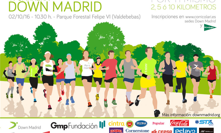 Fundación Gmp vuelve a patrocinar, por sexto año consecutivo, la Carrera Down Madrid