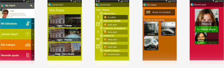 Capturas de la App Soy Cappaz
