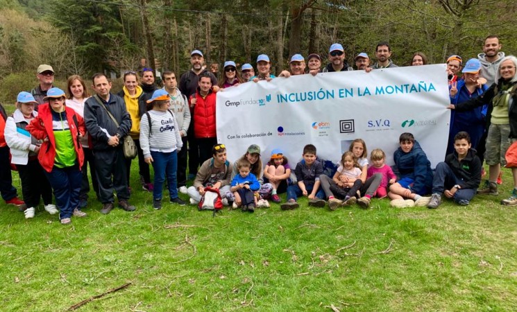 Éxito en la ruta de Inclusión en la Montaña con la asociación APAMA