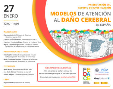 Fundación Gmp participará en la presentación del Estudio de Investigación ¨Modelos de Atención al Daño Cerebral en España¨